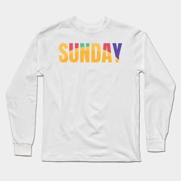 Sunday ver 2 Long Sleeve T-Shirt by Frajtgorski